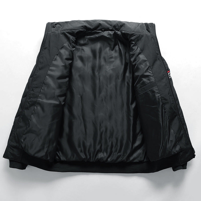 Load image into Gallery viewer, Men's Lightweight Cotton Jacket with Stand Collar
