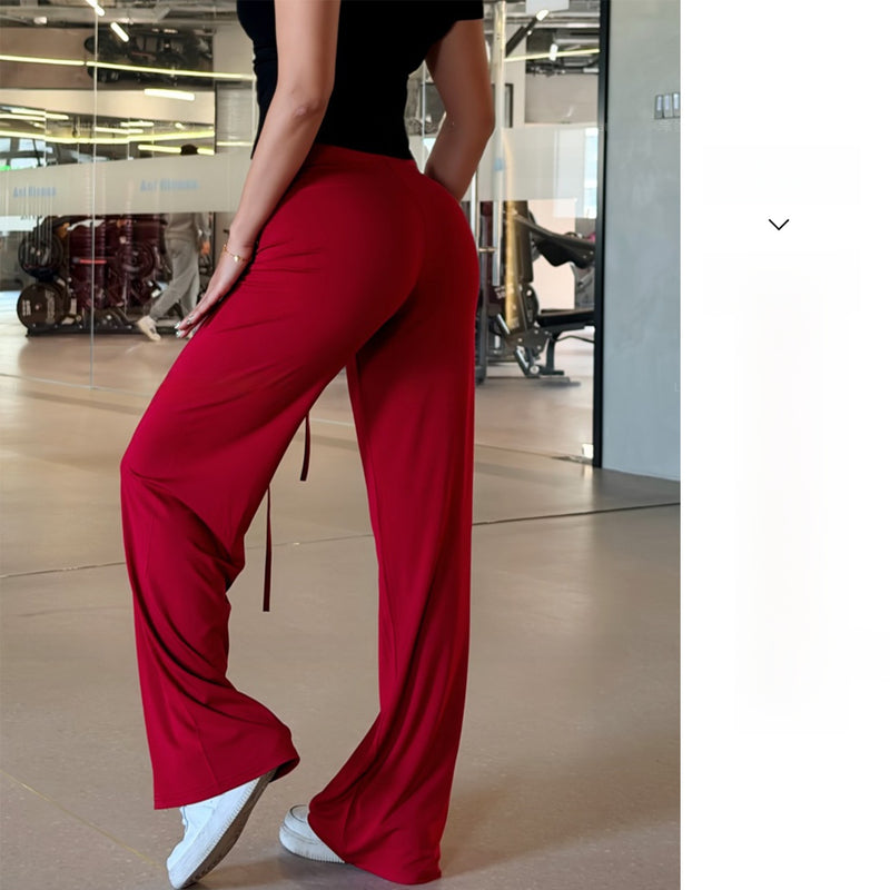 Load image into Gallery viewer, Womens High Waisted Wide Leg Yoga Pants Modal Fitness Pants
