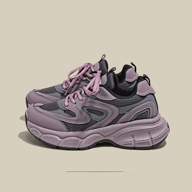 Load image into Gallery viewer, Women's Platform Casual Sneakers Breathable Mesh Running Shoes
