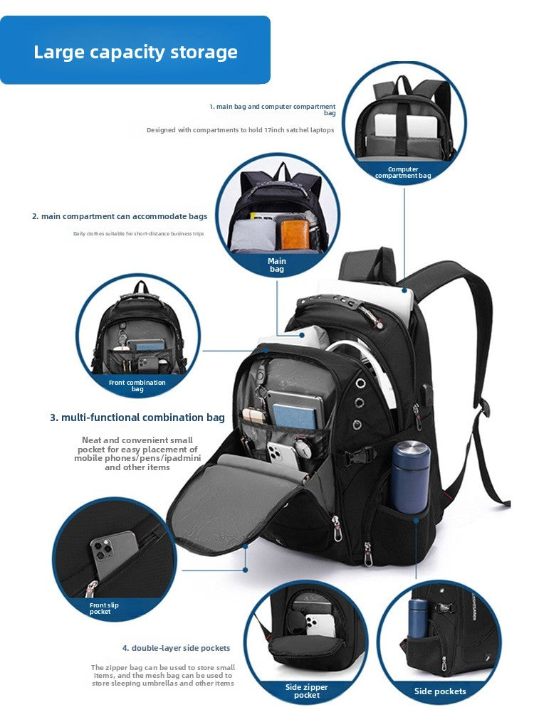 Load image into Gallery viewer, Nylon Travel Backpack
