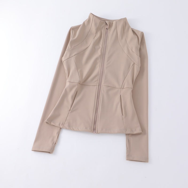 Load image into Gallery viewer, Women's Fitness Zipper Jacket Long Sleeve Sun Protection
