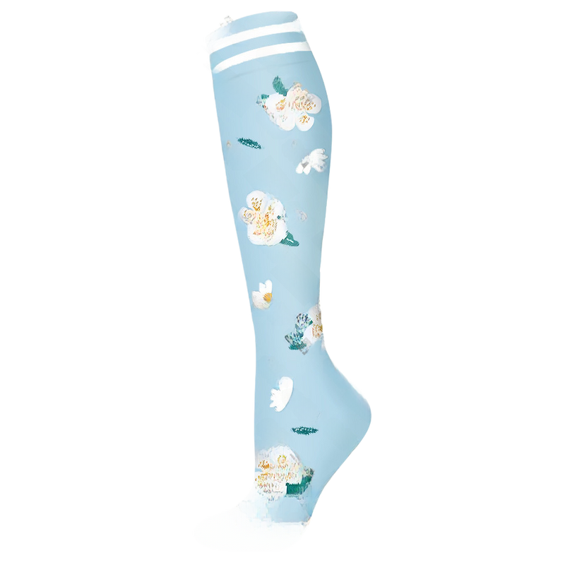 Load image into Gallery viewer, Floral Pattern Sports Compression Socks 200N Support
