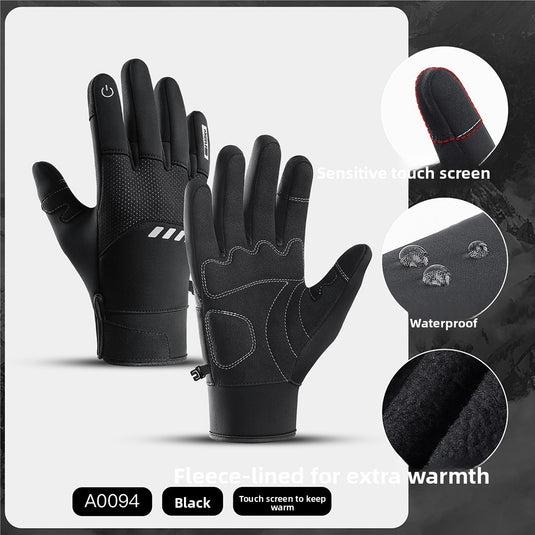 Thick and warm fleece gloves for Outdoor Activities
