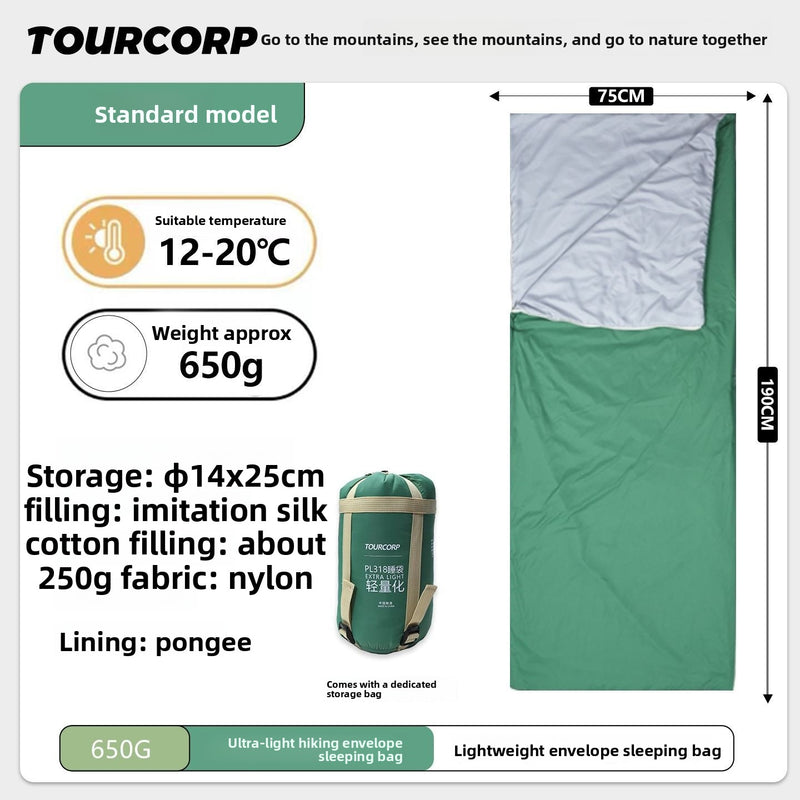 Load image into Gallery viewer, Ultra-Light Summer Sleeping Bag for Outdoor Camping
