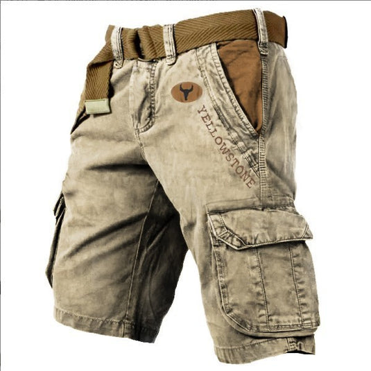 Men's Summer Cargo Shorts Loose Fit