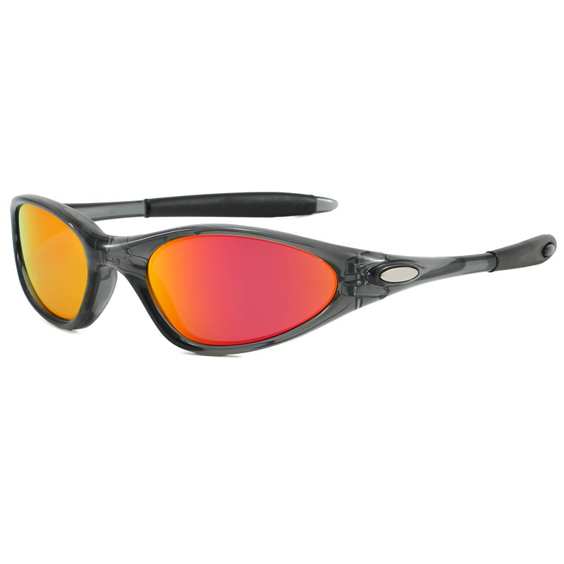 Load image into Gallery viewer, Retro oval outdoor cycling sunglasses
