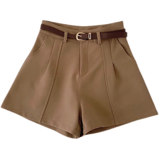 Womens High Waist Wide Leg Shorts