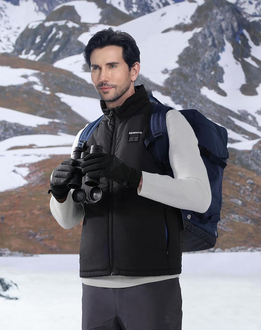 Lightweight Heated Vest for Men with 9600Mah Battery, Heated Rechargeable