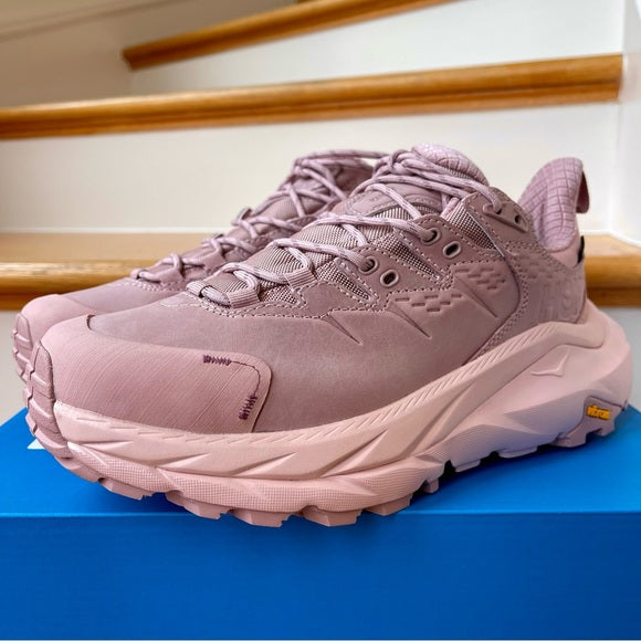 Load image into Gallery viewer, Hoka Kaha 2 GTX Low Hiking Boots Waterproof Gore Tex PINK pale mauve UNISEX
