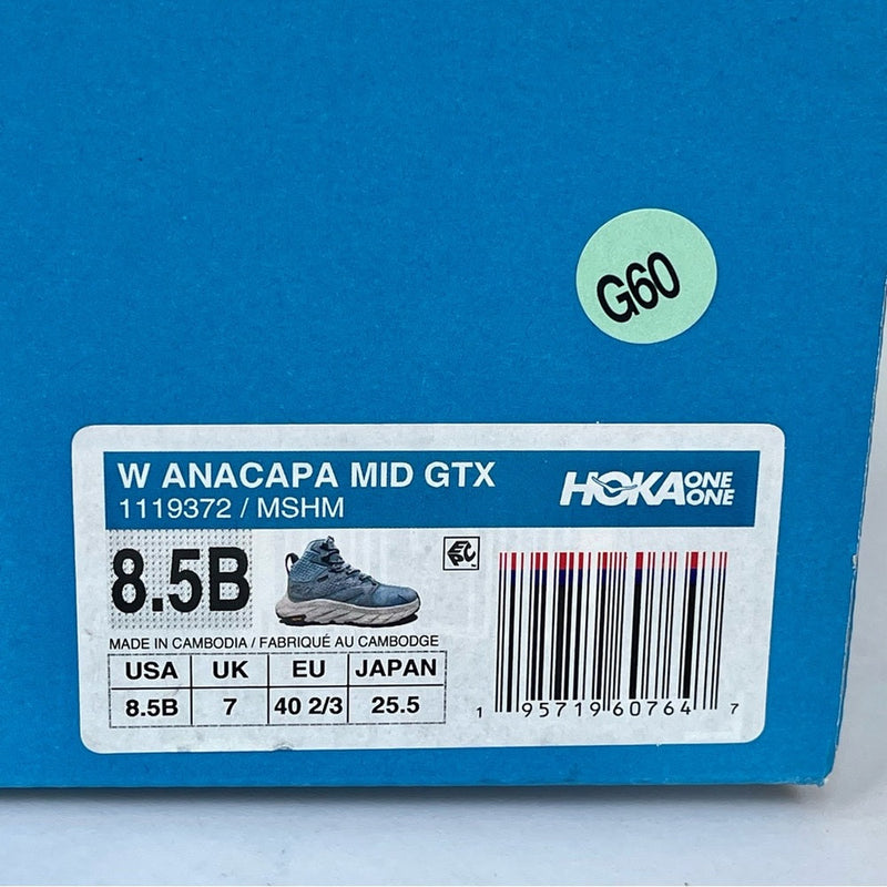 Load image into Gallery viewer, Hoka Anacapa Mid GTX Women’s Hiking Shoes in Harbor Mist Blue Gore Tex Boots
