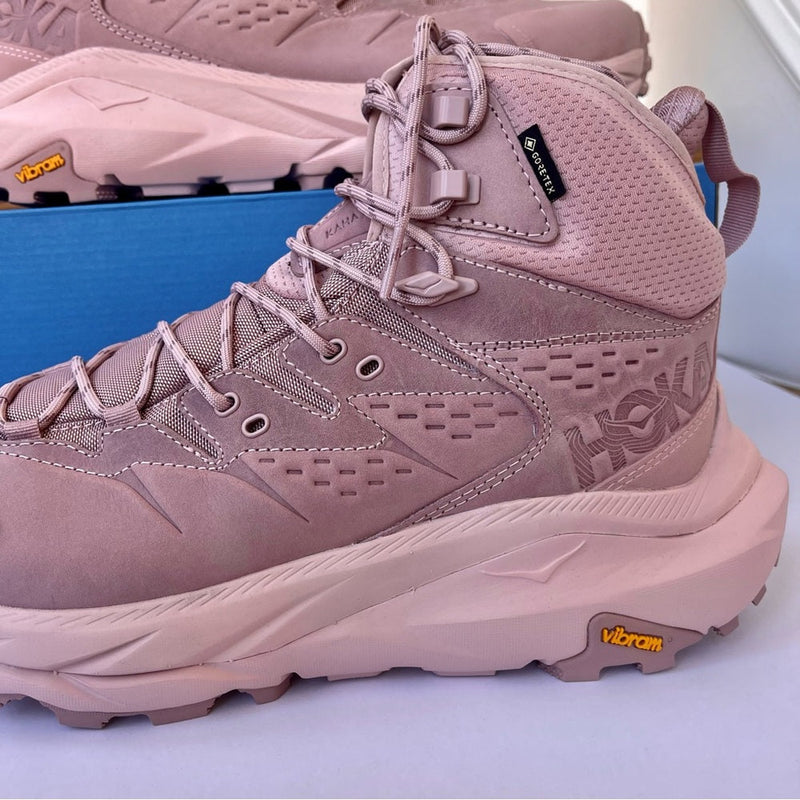Load image into Gallery viewer, Hoka Kaha 2 GTX High Hiking Boots Waterproof Gore Tex PINK pale mauve UNISEX
