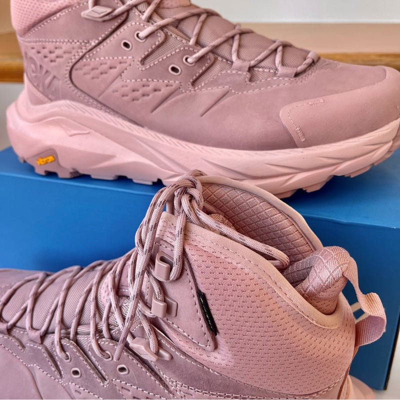 Load image into Gallery viewer, Hoka Kaha 2 GTX High Hiking Boots Waterproof Gore Tex PINK pale mauve UNISEX
