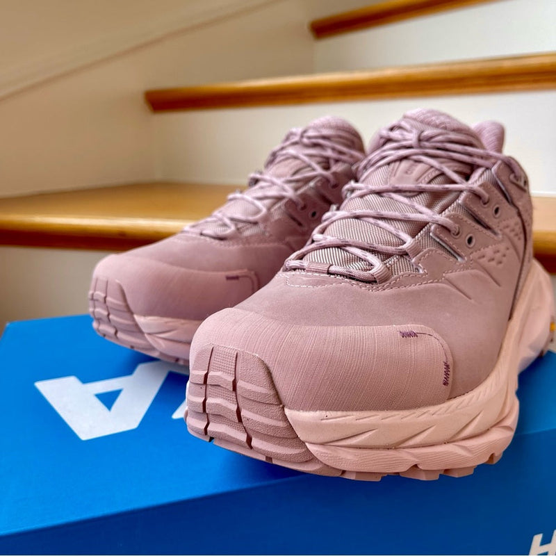 Load image into Gallery viewer, Hoka Kaha 2 GTX Low Hiking Boots Waterproof Gore Tex PINK pale mauve UNISEX
