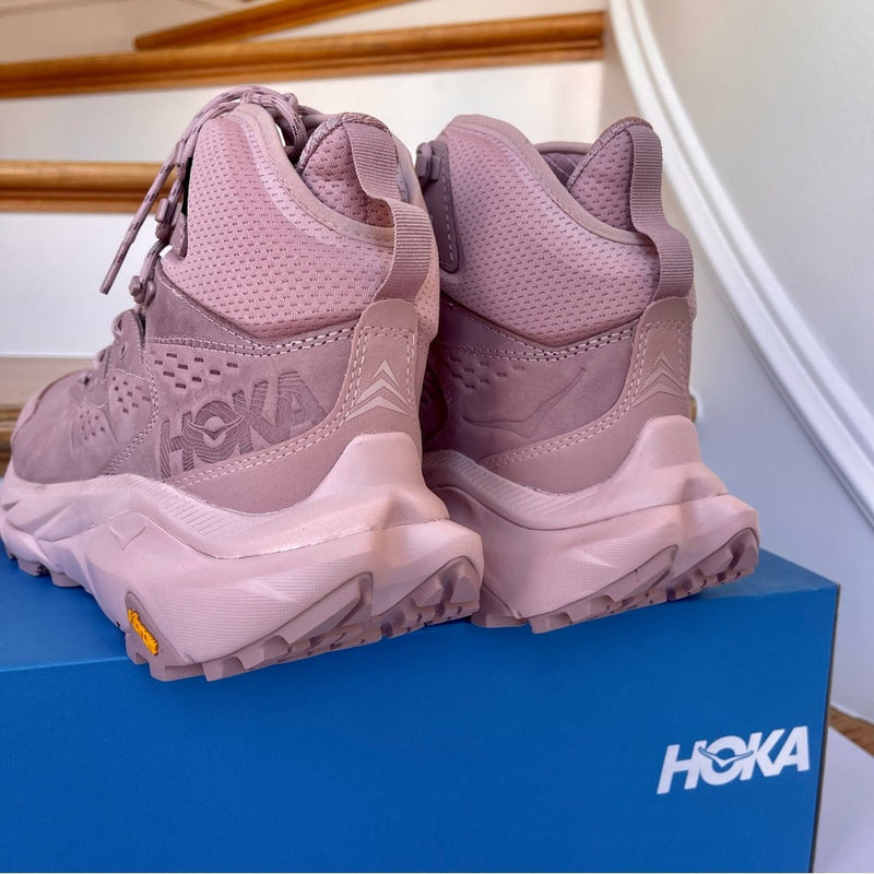 Load image into Gallery viewer, Hoka Kaha 2 GTX High Hiking Boots Waterproof Gore Tex PINK pale mauve UNISEX
