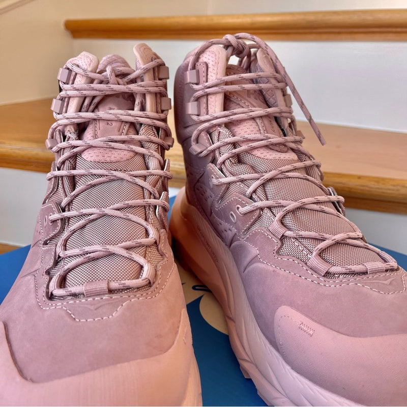 Load image into Gallery viewer, Hoka Kaha 2 GTX High Hiking Boots Waterproof Gore Tex PINK pale mauve UNISEX
