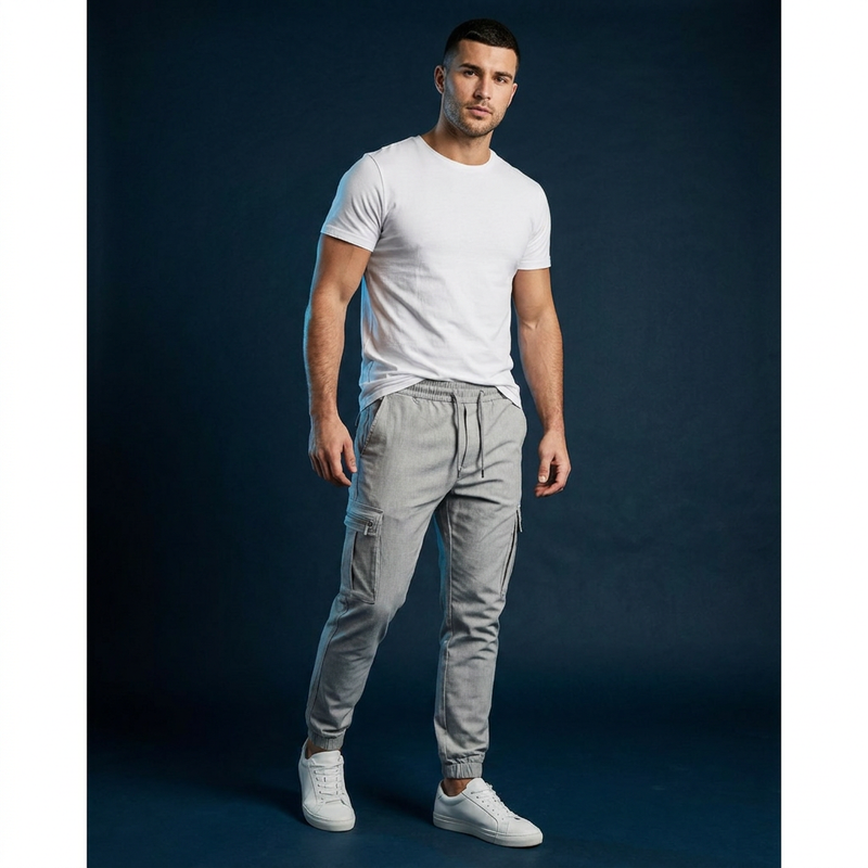 Load image into Gallery viewer, Mens Drawstring Jogger Pants
