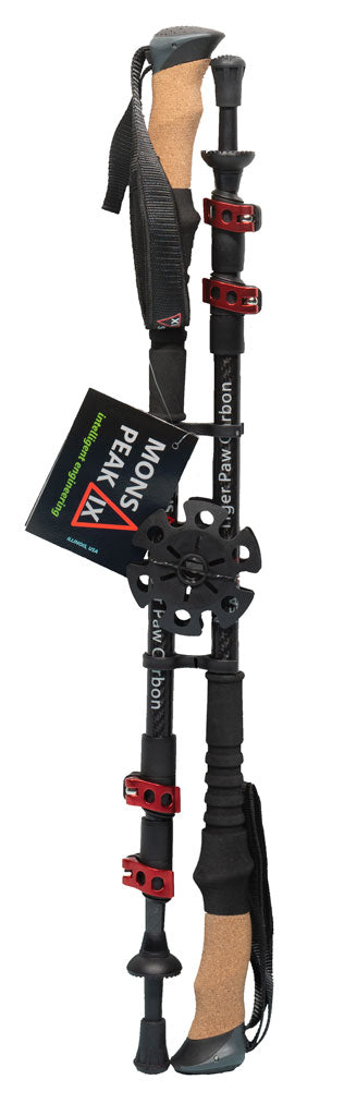 Load image into Gallery viewer, Tiger Paw Carbon Trekking Poles
