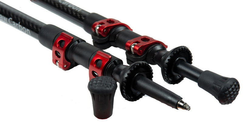 Load image into Gallery viewer, Tiger Paw Carbon Trekking Poles

