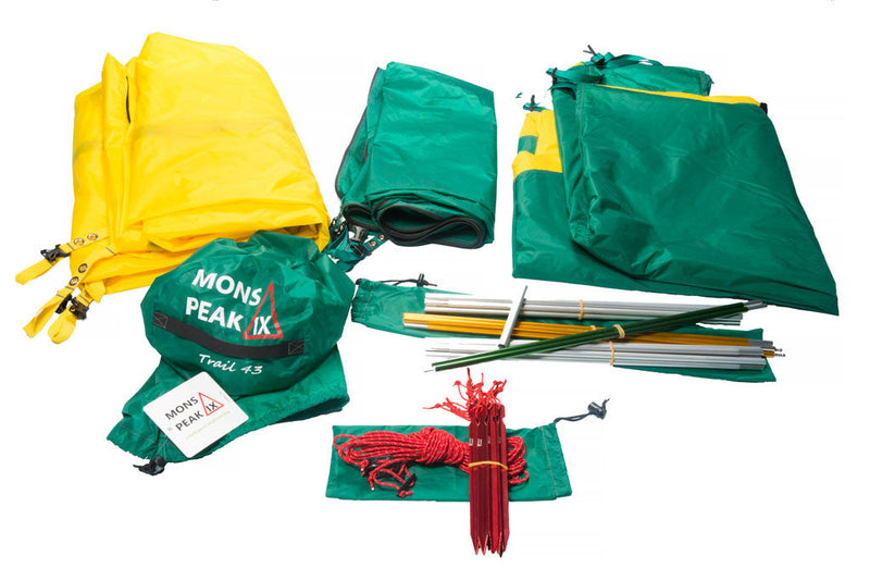 Load image into Gallery viewer, mons peak ix trail 43 backpacking tent full kit
